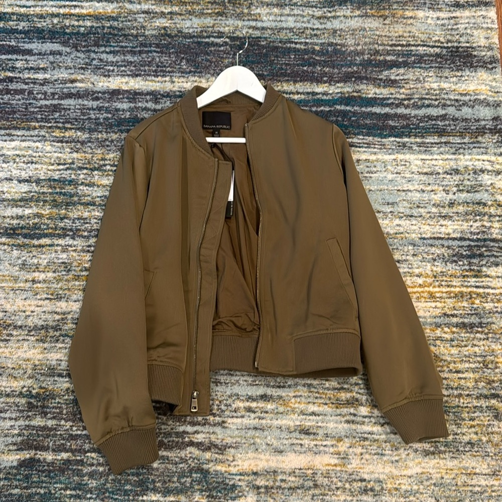 Banana Republic Brown Bomber Jacket